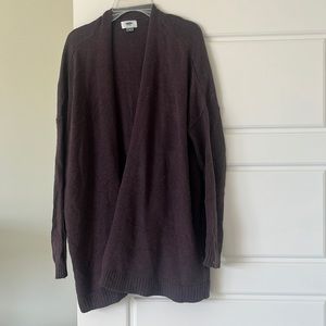 Dark purple cardigan